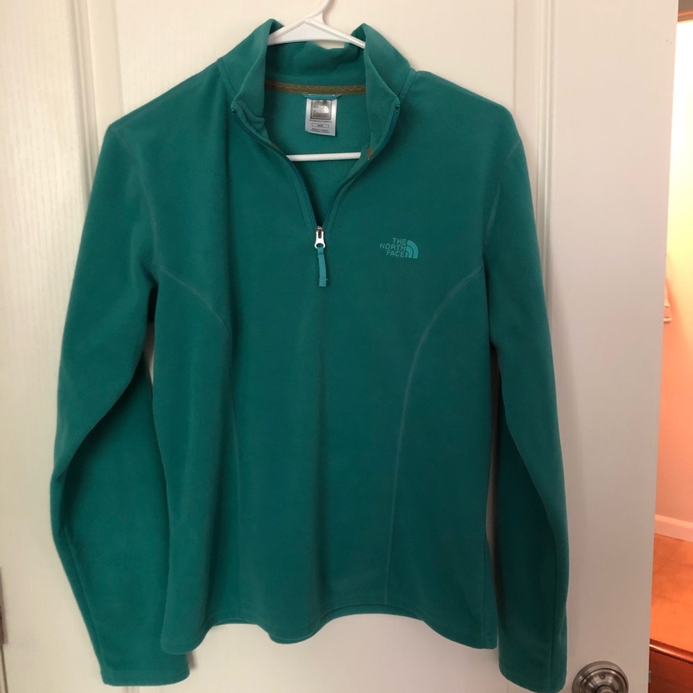 The North Face Womens Quarter Zip Fleece Sweater Size Medium